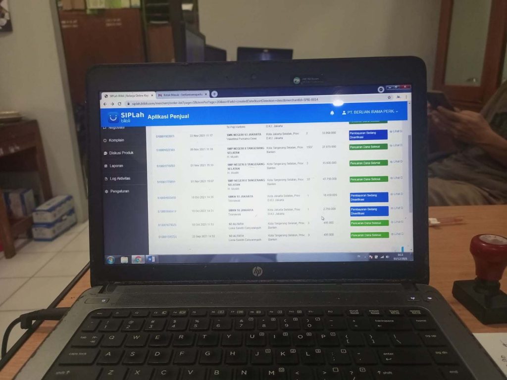 PENGADAAN BELANJA SISTEM ELEKTRONIK BARANG & JASA SEKOLAH